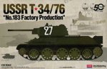 * ACADEMY Model Kit tank 13505 - USSR T-34/76 "No.183 Factory Production" (1:35)