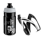 Láhev dětská 0,35l + košík ELITE Kit Ceo Jet dětský černá