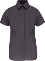 Dámská strečová košile s kr. rukávem