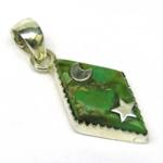 AutorskeSperky.com - Stříbrný přívěsek s tyrkysem - S7172