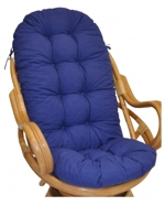 Polstr na křeslo Swivel modrý melír | RYCHLÉ DODÁNÍ