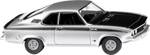 Wiking 082712 H0 model osobního automobilu Opel Manta a GT/E, stříbrná metalická