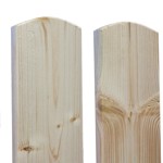 Plotovka smrk AB s obloukem 18x82x1250 mm