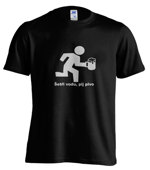 Pánské tričko ŠETŘI VODU, PIJ PIVO