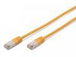 Digitus CAT 5e SF-UTP patch cable, Cu, PVC AWG 26, 7, length 3 m, color yellow