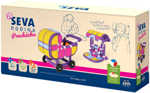 SEVA Rodina Procházka plastová STAVEBNICE 166 dílků