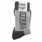 Ponožky termo Steel Boots Original - šedé-tmavě šedé, 41-43