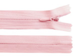 Spirálový zip skrytý No 3 délka 22 cm, barva 136 pudrová
