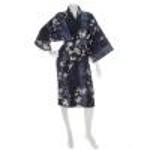 Japonské dámské kimono Yukata Sakura BLUE krátké