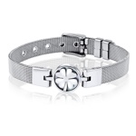 Dámský náramek ČTYŘLÍSTEK z chirurgické oceli