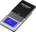 VOLTCRAFT PS-200 kapesní váha 200 g, rozlišení 0.01 g na baterii, černá, stříbrná