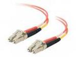 C2G Low-Smoke Zero-Halogen - Patch kabel - multirežim LC (M) do multirežim LC (M) - 2 m - 2 m - optické vlákno - 50, 125 mikron - oranžová