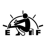 Samolepka prázdná nádrž na auto a motorku, tuning nálepka (5484)