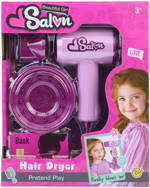 Kadeřnický dětský set funkční fén se dvěma nástavci na baterie