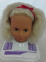 * Hamiro česací hlava 18cm velká mrkací - česká, 3+