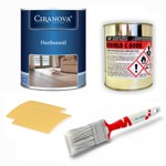 Sada na nátěr až 30 ks nášlapů tvrdým voskovým olejem