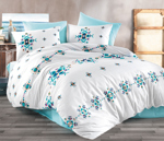 Bavlněné povlečení Hippi Tyrkysové Rozměr: 140x200 + 70x90