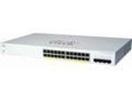 Cisco switch CBS220-24P-4X (24xGbE, 4xSFP+,24xPoE+,195W) - REFRESH
