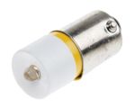 LED indikátor barva světla Žlutá, objímka žárovky: BA9s jednočipový, průměr: 10mm, 230V ac