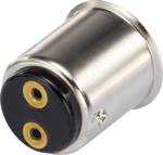 TRU COMPONENTS 1243988 objímka pro žárovku Připojení mini lampy (patice): BA15d připojení patice: pájecí očko 1 ks