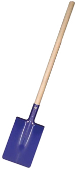 MERKUR Rýč kov/dřevo dětské nářadí 75cm modrý *DŘEVĚNÉ HRAČKY*