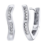 Stříbrné náušnice Tamaira s Brilliance Zirconia