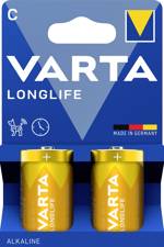 Varta VARTA Longlife C Blister 2 baterie malé mono C alkalicko-manganová 1.5 V 2 ks