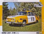 RETRO-AUTA Puzzle č.47 Tatra 603 - 2 VB (1975) 40 dílků