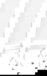 SpeaKa Professional magnetická skleněná tabule SP-MMW-001 (š x v) 904 mm x 1103 mm bílá vč. odkládací misky , Vč. magnetů čtyřramenná noha se 4 kolečky