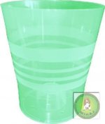 Plastkon Květináč na orchidej 110 transparentní zelená