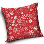 Vánoční polštářek Bílé Vločky