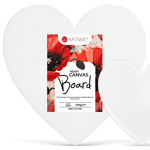 ARTMIE maliarske plátno na lepenke srdce | Various Sizes