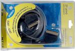 Kabel Scart-Scart  6m HiFi plast 2x stínění