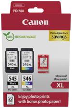 Canon Ink PG-545 plus CL-546XL originál Dual černá, barva 8286B011