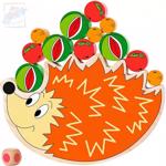 WOODY DŘEVO Hra balanční Ježek