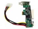 StarTech.com PCI Express to PCI Adapter Card - PCIe to PCI Converter Adapter with Low Profile, Half-Height Bracket (PEX1PCI1) - PCIe x1 to PCI slot adapter