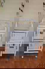 Ratanová komoda 2 zásuvky ratan bílá SLEVA 7 %  | RYCHLÉ DODÁNÍ