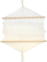 ACRA Houpací síť závěsná 245cm s rozpěrným prkénkem Bílá J02/1