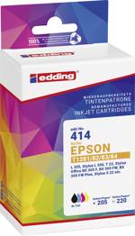 Edding Ink náhradní Epson T1285, T1281, T1282, T1283, T1284 kompatibilní kombinované balení černá, azurová, purppurová, žlutá EDD-414 18-414-01