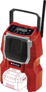 Einhell TC-RA 18 Li BT - Solo 3408017 odolné rádio, FM, Bluetooth, červená