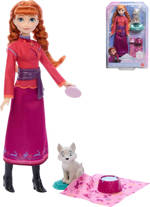 MATTEL Panenka Anna Ledové Království (Frozen) set s vlčetem a doplňky