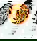 Nedis KASC800WTW digitální kuchyňská váha digitální Max. váživost=5 kg bílá 191 x 166 x 19