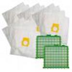 2x HEPA filtr pro ROWENTA Silence Force omývatelný a sáčky 16ks