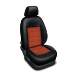 Autopotahy na Volkswagen Touran I., od r. 2003 - 2010, Authentic Velvet, barva velvet  oranžová 3137 Autopotah Automega na Volkswagen Touran I., od r. 2003 - 2010, Authentic Velvet