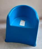 * Křesílko plastové modré POUŽITÉ zboží