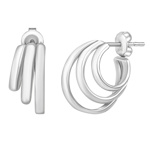 Stříbrné náušnice Trivella