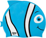 ACRA Čepice koupací dětská silikonová do vody modrá Nemo