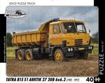 RETRO-AUTA Puzzle TRUCK č.37 Tatra 815 S1 Arktik 27 208 6x6.2 (1982 - 1997) 40 dílků