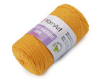 Pletací příze Twisted Macrame 250 g rozčesávací, barva 17 (796) hořčicová