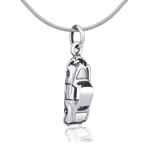 Stříbrný přívěsek auto